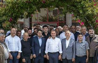 Başkan Seçer, fırtına ve hortumun vurduğu Anamur’da...