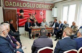 Başkan Yalçın mekik dokuyor