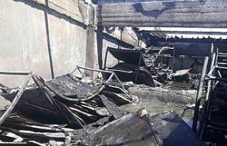 Batman ek sanayi sitesinde yangın