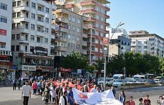 Batman’da gençlik yürüyüşü