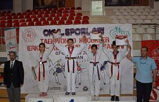 Batman’da yapılan tekvando küçükler grup müsabakaları...