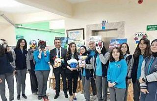 Bayburt Fen Lisesinde geleneksel görsel sanatlar...