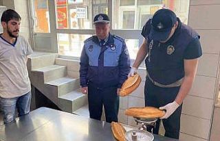 Bayburt’ta zabıtadan fırın denetimi