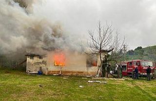Benzin dökerek evi yaktı, yaşlı kadın kendini...
