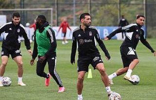 Beşiktaş’ta Antalyaspor maçının hazırlıkları...