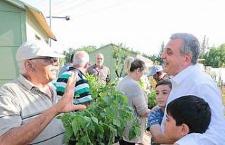 Beyazgül, Hobi Bahçesi sakinlerine isot fidesi dağıttı