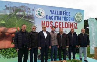Beykozlu 11 üreticiye 25 bin fide dağıtıldı