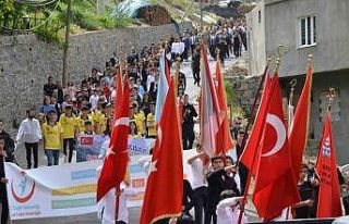 Beytüşşebap’ta 19 Mayıs gençlik yürüyüşü...