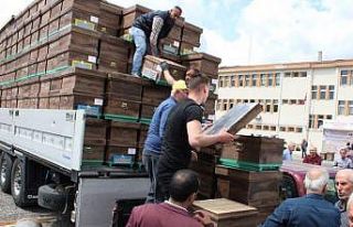 Bin 400 arı kovanı dağıtıldı, hedef mevcut 80...