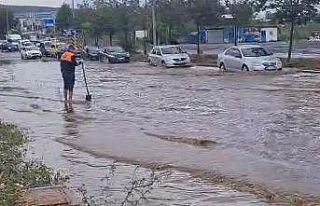 Bingöl’de sağanak yağış etkili oldu