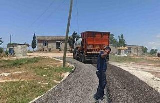 Birecik’te yol çalışmaları devam ediyor