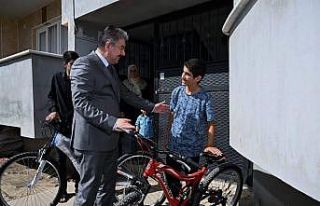 Bisiklet hayali, Vali Yılmaz’a yazdığı mektupla...