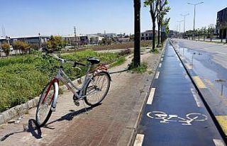 Bisiklet yolları yaza hazırlanıyor