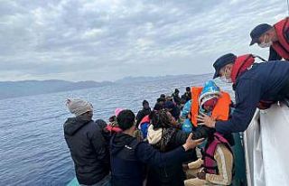 Bodrum’da 30 düzensiz göçmen kurtarıldı
