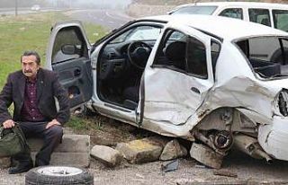 Bolu’da feci kaza kameraya yansıdı: 2’si ağır...