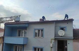 Bozüyük’te maddi hasarlı yangın