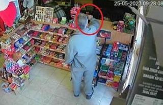 Büfeye dadanan çakmak hırsızı yakalandı