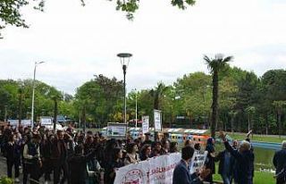 Bursa İl Sağlık Müdürlüğü’nden yürüyüş...