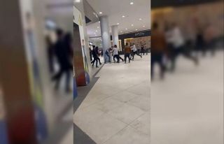 Bursa’da alışveriş merkezinde meydan muharebesi
