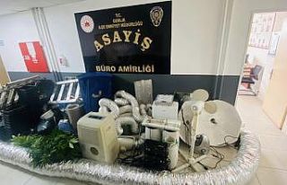 Bursa’da evini uyuşturucu serasına çeviren şüpheli...
