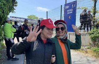 Büyük İstanbul Mitingi öncesi Marmaray’da yoğunluk...