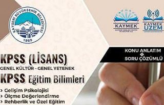 Büyükşehir KAYMEK, KPSS yolunda binlerce hayalin...