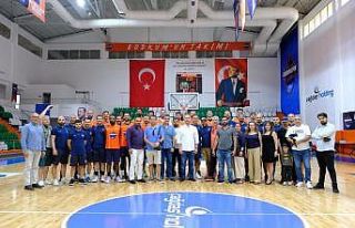 Çağdaş Bodrum Spor Basketbol Kulübü basın mensuplarını...