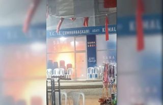 CHP’nin seçim ofisinde çıkan yangın büyümeden...