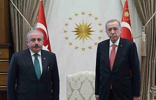 Cumhurbaşkanı Erdoğan, TBMM Başkanı Şentop’u...