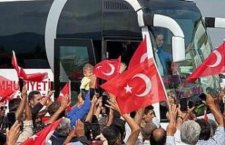 Cumhurbaşkanı Erdoğan’a Hatay’da sevgi seli