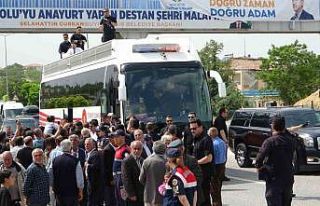 Cumhurbaşkanı Erdoğan’a Malatya ’da sevgi seli