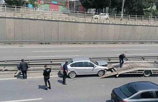 D-100’de meydana gelen kazada 1 kişi yaralandı