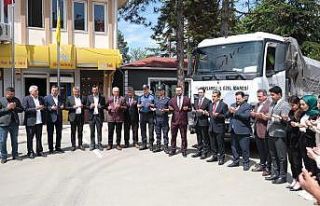 Demirköy’den depremzedelere yardım