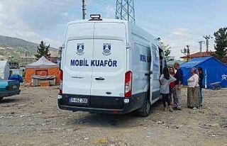 Deprem bölgesinde hizmetler sürüyor