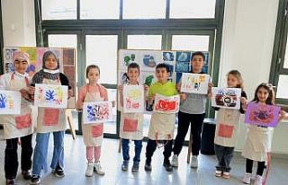 Depremzede çocuklar atölyelerde buluştu