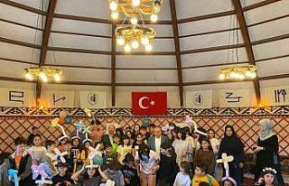 Depremzede çocuklar gönüllerince eğlendi