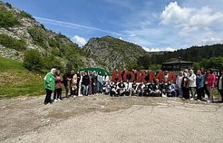 Depremzede öğrenciler, Horma Kanyonunu ve Ilıca...