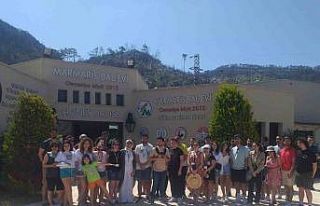 Depremzede öğrenciler Marmaris’te ağırlandı