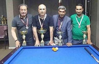 Diyarbakır’da 3 bant bilardo turnuvası düzenlendi
