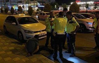 Diyarbakır’da alkollü sürücü dört kilometrelik...