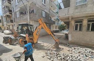 Doğalgazın ulaştırıldığı Eyyübiye’nin sokakları...