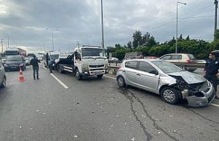 Duran tır zincirleme kazaya sebep oldu