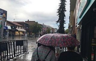 Edirne’de sağanak yağış