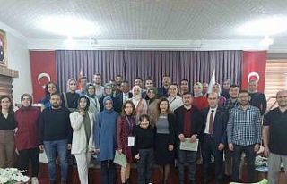 Eğitimler belge töreni ve Şehir Müzesi gezisiyle...