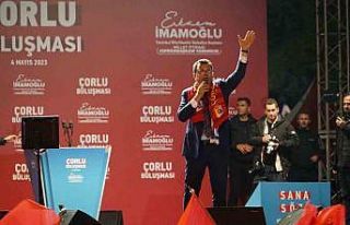 Ekrem İmamoğlu, Çorlu Buluşması’nda halka seslendi