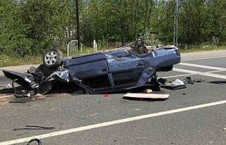 Elazığ’da trafik kazası: 1’i ağır 3 yaralı