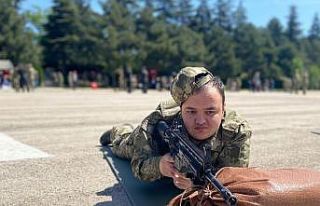 Engelli bireyler için temsili askerlik töreni düzenlendi