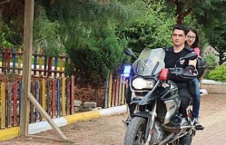 Engelliler polis olup devriye attı