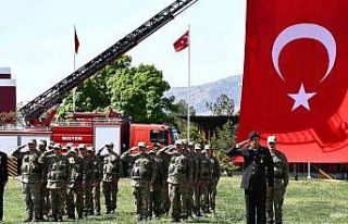 Engellilerin bir günlük temsili askerlik heyecanı