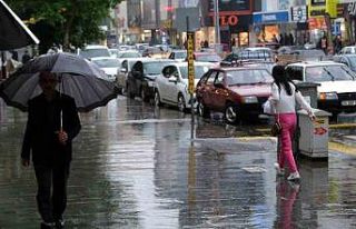 Erzincan’da sağanak yağış